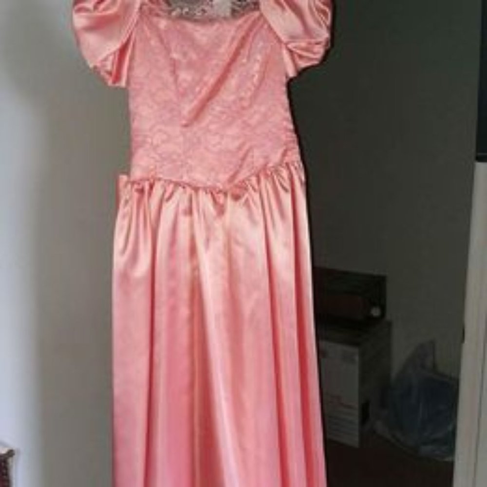 Peach Bridesmaid Dress Size 6